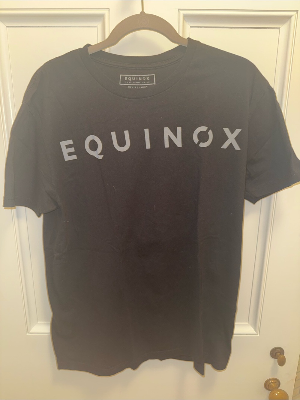 Equinox Men's Black Logo Short Sleeve Tee